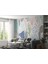 - Yaprak Detaylı Soyut Minimalist Modern Duvar KAĞIDI-5510 2