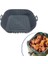 Renkli Isıya Dayanıklı Yıkanılabilir Silikon Fırın Airfryer Kare Model Pişirme Matı 20 cm 1