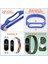 Xiaomi Mi Band Naylon Kordonlu Band, Boyut: S 150MM Siyah Beyaz (Yurt Dışından) 4