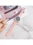 Samsung Galaxy Watch4 Için Silikon Kordonlu Saati 40MM Pembe Beyaz (Yurt Dışından) 5