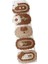 5pcs Kore Saç Tokası lar Küçük Kızlar Sevimli Tatlı Çiçek Örgü Peluş lar Ettes Şaplak Kahve Rengi (Yurt Dışından) 1