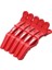 56pcs Timsah Saç Klipsleri Kuaförlük Kelepçeleri Pençeler Bölüm Klips Berber Timsah Saçkop Salon Stil Araçları Renk5 Pcs - Kırmızı (Yurt Dışından) 1