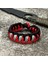 21CM Tarzı Siyah Kırmızı Vintage Viking Runes Survival Bilezik Erkekler cm Dikiş Renk Örgülü Paraşüt Halat Bileklik Kadınlar Norse Aşıklar Takı (Yurt Dışından) 1