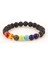 BJ005-2 2020 Moda Akra Bileklik Erkek Siyah Lava Şifa Denge Boncuk Reiki Buddha Dua Doğal Taş Yoga Bileklik Kadın Takı (Yurt Dışından) 2