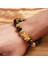 10MM Bilezik Xiu Bileklik Feng Shui Siyah Obsidyen Şans Bileklik Boncuklar Kadın Erkek Kız Erkek Unisex Ayarlanabilir Esneklik 10MM (Yurt Dışından) 3