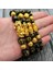10MM Bilezik Xiu Bileklik Feng Shui Siyah Obsidyen Şans Bileklik Boncuklar Kadın Erkek Kız Erkek Unisex Ayarlanabilir Esneklik 10MM (Yurt Dışından) 5