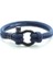 20CM Tarzı Lacivert Siyah Şık Erkek Bilekliği 4mm Şanslı Halat Bileklik Homme Sevgiliye Hediye Erkek Arkadaş Için Outdoor Survival Brazalete Pulseira Masculina Takı (Yurt Dışından) 1