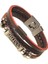 NSMT29 Bohem Tarzı Türk Gözleri Deri Bilezik Seti Erkek ve Kadınlar Için Vintage Dokuma El Yapımı Pulseras Moda Takı Yeni (Yurt Dışından) 5