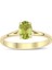 Peridot Oval Tektaş Yüzük 1