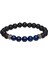 19CM Tarzı No.4 Boyutu Erkek Kadın 8mm Lav Taşı 7 Çakra Aromaterapi Esansiyel Yağ Difüzör Bilezik Elastik Doğal Taş Yoga Boncuk Bileklik Bileziği (Yurt Dışından) 4
