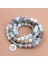 Stil J Moda Kadın Bilekliği Mat Mat Frosted It Beads ile Lotus Om Buddha Charm Yoga Bileklik 108 Mala Kolye (Yurt Dışından) 4