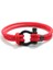 18CM Tarzı Kırmızı Siyah Şık Erkek Bilekliği 4mm Şanslı Halat Bileklik Homme Sevgiliye Hediye Erkek Arkadaş Için Outdoor Survival Brazalete Pulseira Masculina Takı (Yurt Dışından) 1