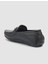 %100 Hakiki Deri Siyah Tokalı Erkek Loafer 5
