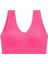 Turuncu Pembe Fitness Büyük Boy Spor Yeleği Koşu Yoga Darbeye Dayanıklı Göğüs Pedli Rahat Spor Iç Çamaşırı Güzel Sırt Sutyeni (Yurt Dışından) 1