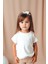 %100 Pamuk Kız Çocuk Regular Kısa Kollu T-Shirt 1
