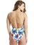 W Printed V Neckline One Piece Kadın Yüzücü Mayosu 005174800 2