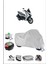 Rks Rz 250S Için Arka Çanta Ve Kilit Uyumlu Gri Motosiklet Branda, Güvenli 1