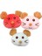 Peluş Fare Kafası Kedi Oyuncağı 7 cm 1