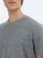 Lacivert Baskılı Bisiklet Yaka Pamuk Karışımlı T-Shirt 4