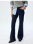 Ispanyol Paça Normal Bel Skinny Fit Düğmeli Kot Pantolon - Flare Jean 3