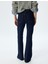 Ispanyol Paça Normal Bel Skinny Fit Düğmeli Kot Pantolon - Flare Jean 4
