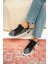 Comfy Siyah-Silver Leopar Desenli Kadın Spor Ayakkabı 4