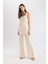 Wide Leg Geniş Paça Kroşe Astarlı Triko Pantolon C8622AX24SM 5