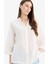 Relax Fit Apaş Yaka Basic Düz Uzun Kollu Gömlek D5444AX25SP 1
