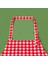 Soft Pötikareli Mutfak Önlüğü - Kırmızı / Ekru - 63X72 cm 4