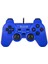 Kablolu Pc Gamepad – D-Input & X-Input Destekli Titreşimli USB Oyun Kolu Mavi 1