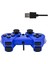Kablolu Pc Gamepad – D-Input & X-Input Destekli Titreşimli USB Oyun Kolu Mavi 3