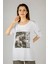 Woxxo More Money More Problems Baskılı Unisex Oversize T-Shirt -Beyaz Lycralı Modal/pamuk 1