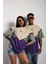 Parçalı Oversize Unisex T-Shirt 1