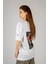 Woxxo Aliens Baskılı Unisex Oversize T-Shirt -Beyaz Lycralı Modal/pamuk 2