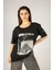 Woxxo Show Me Your Code Baskılı Unisex Oversize T-Shirt -Siyah Lycralı Modal/pamuk 1