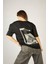 Woxxo Show Me Your Code Baskılı Unisex Oversize T-Shirt -Siyah Lycralı Modal/pamuk 3