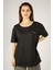 Woxxo Show Me Your Code Baskılı Unisex Oversize T-Shirt -Siyah Lycralı Modal/pamuk 4