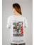 Woxxo I Want The Whole World On Nothing Baskılı Unisex Oversize T-Shirt -Beyaz Lycralı Modal/pamuk 1