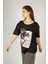 Woxxo The Worst Past Builds Up The Best Future Baskılı Unisex Oversize T-Shirt -Siyah Lycralı Modal/pamuk 2