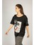Woxxo The Worst Past Builds Up The Best Future Baskılı Unisex Oversize T-Shirt -Siyah Lycralı Modal/pamuk 3