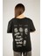 Woxxo Good Fellas Baskılı Unisex Oversize T-Shirt -Siyah Lycralı Modal/pamuk 1