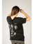 Woxxo Good Fellas Baskılı Unisex Oversize T-Shirt -Siyah Lycralı Modal/pamuk 3
