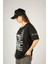 Woxxo Act Or Forget Baskılı Unisex Oversize T-Shirt -Siyah Lycralı Modal/pamuk 3