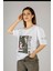 Woxxo Reality Is Wrong Baskılı Unisex Oversize T-Shirt -Beyaz Lycralı Modal/pamuk 1
