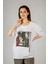 Woxxo Reality Is Wrong Baskılı Unisex Oversize T-Shirt -Beyaz Lycralı Modal/pamuk 3