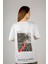 Woxxo The Worst Past Builds Up The Best Future Baskılı Unisex Oversize T-Shirt -Beyaz Lycralı Modal/pamuk 1