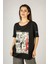 Woxxo I Want The Whole World On Nothing Baskılı Unisex Oversize T-Shirt -Siyah Lycralı Modal/pamuk 1