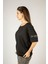 Woxxo Queens D'ont Compete Unisex Oversize T-Shirt -Siyah Lycralı Modal/pamuk 4