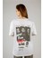 Woxxo Good Fellas Baskılı Unisex Oversize T-Shirt -Beyaz Lycralı Modal/pamuk 1