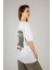 Woxxo Good Fellas Baskılı Unisex Oversize T-Shirt -Beyaz Lycralı Modal/pamuk 2